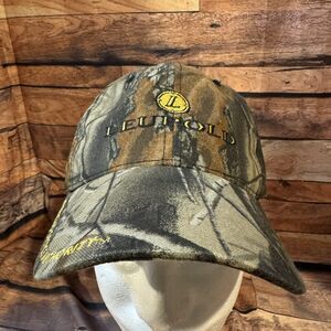 Leupold Camo Hat Cap Adjustable Strapback America's Optics Authority Hunting